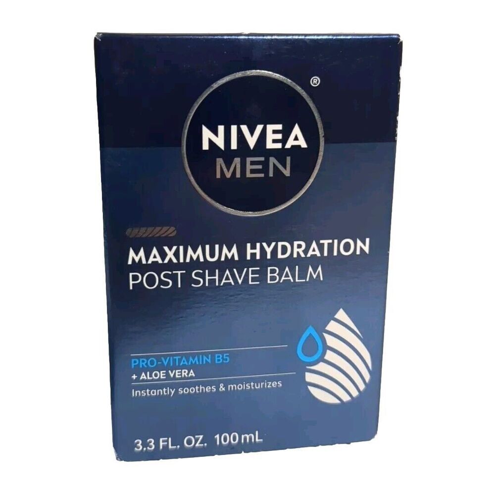NEW NIVEA MEN POST SHAVE BALM MAXIMUM HYDRATION, 3.3 oz (1 pc)
